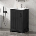 Meuble-lavabo de salle de bain avec vasque en céramique