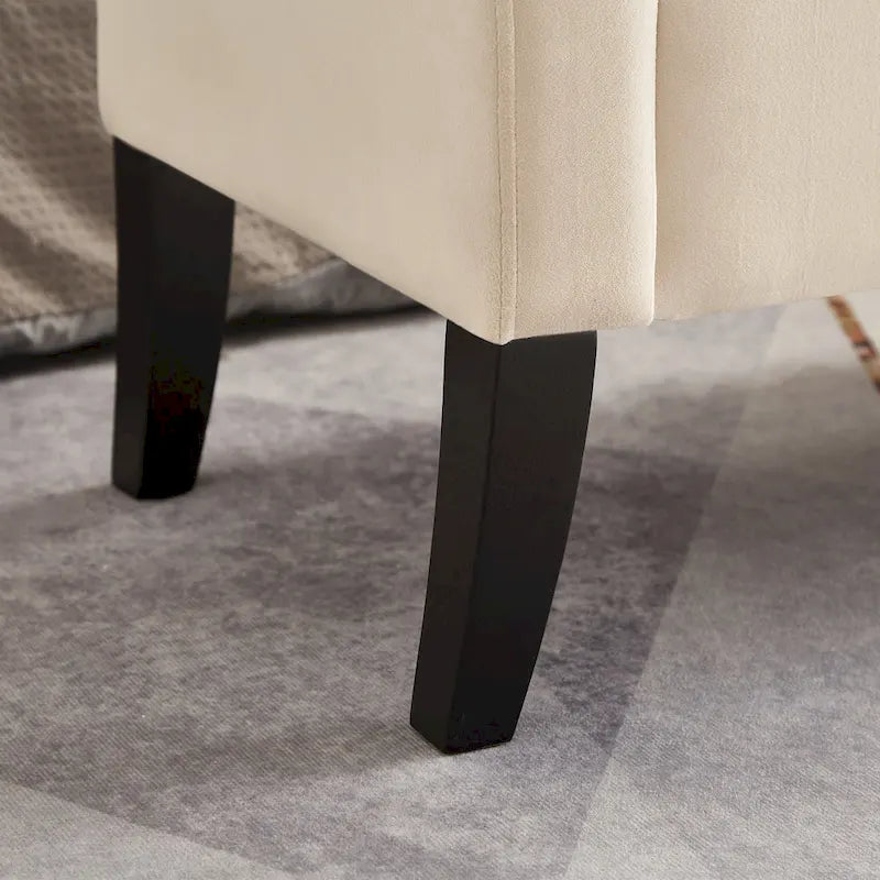 Banc de rangement armé pour entrée de chambre à coucher/salon