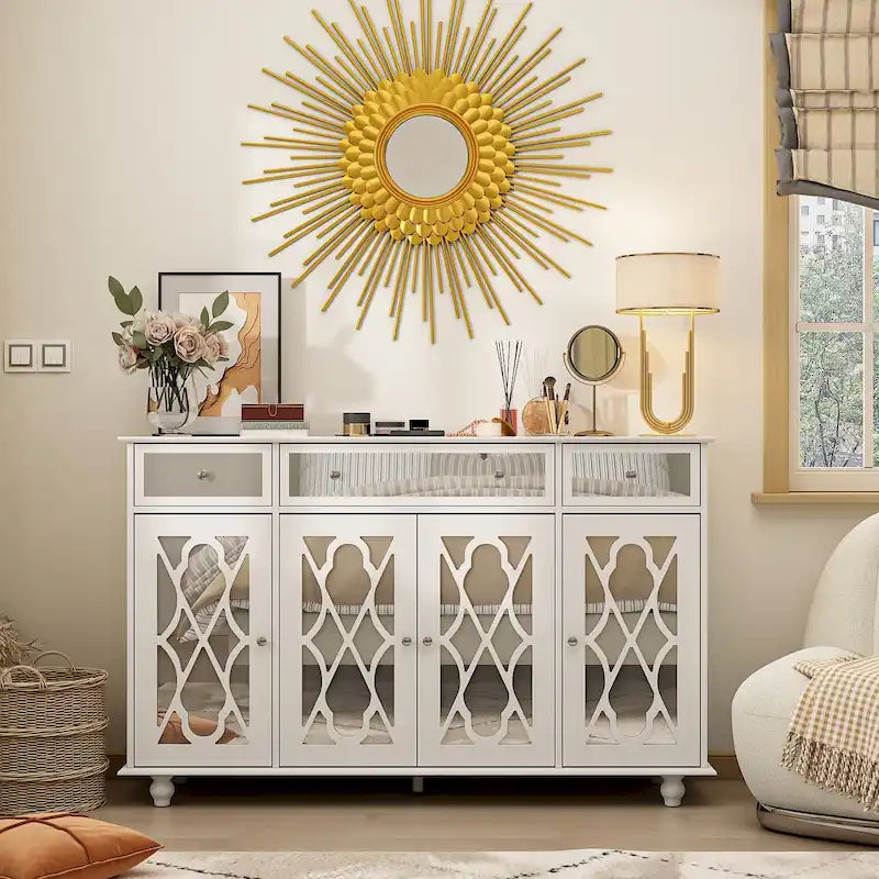 Armoire d'appoint avec miroir