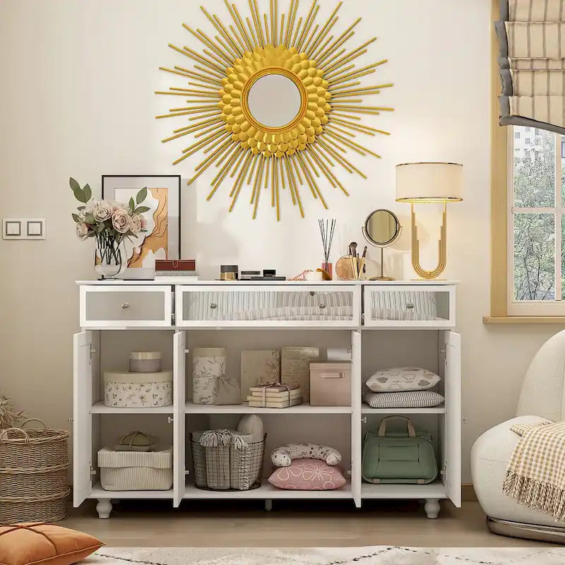 Armoire d'appoint avec miroir