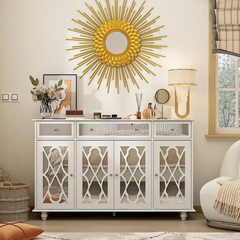 Armoire d'appoint avec miroir