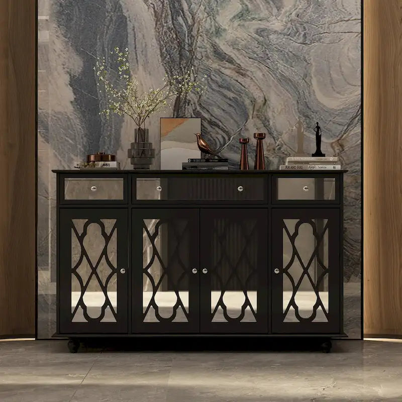 Armoire d'appoint avec miroir