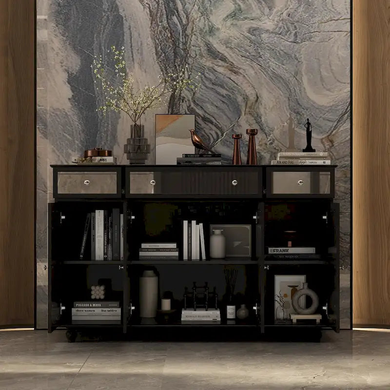 Armoire d'appoint avec miroir