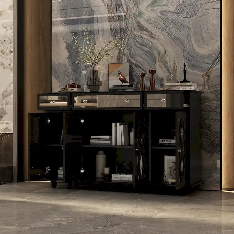 Armoire d'appoint avec miroir