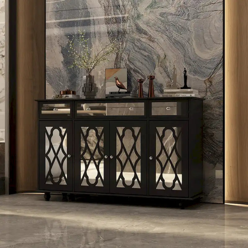 Armoire d'appoint avec miroir