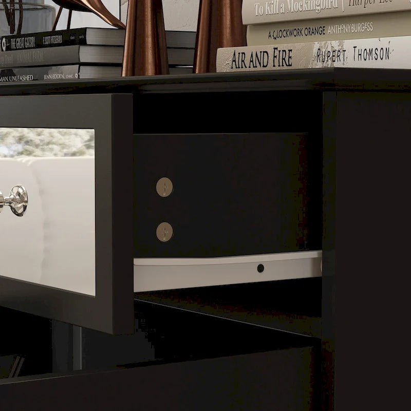 Armoire d'appoint avec miroir