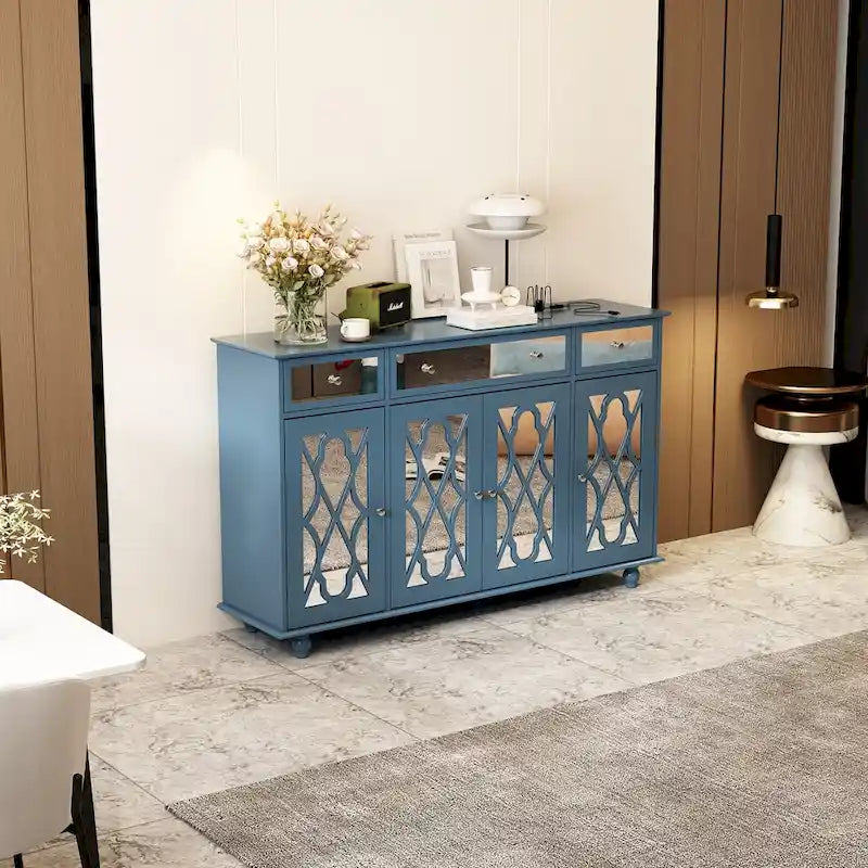 Armoire d'appoint avec miroir