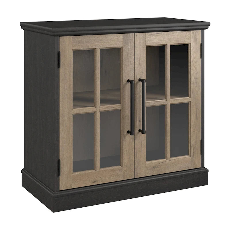 Meuble de rangement avec portes vitrées