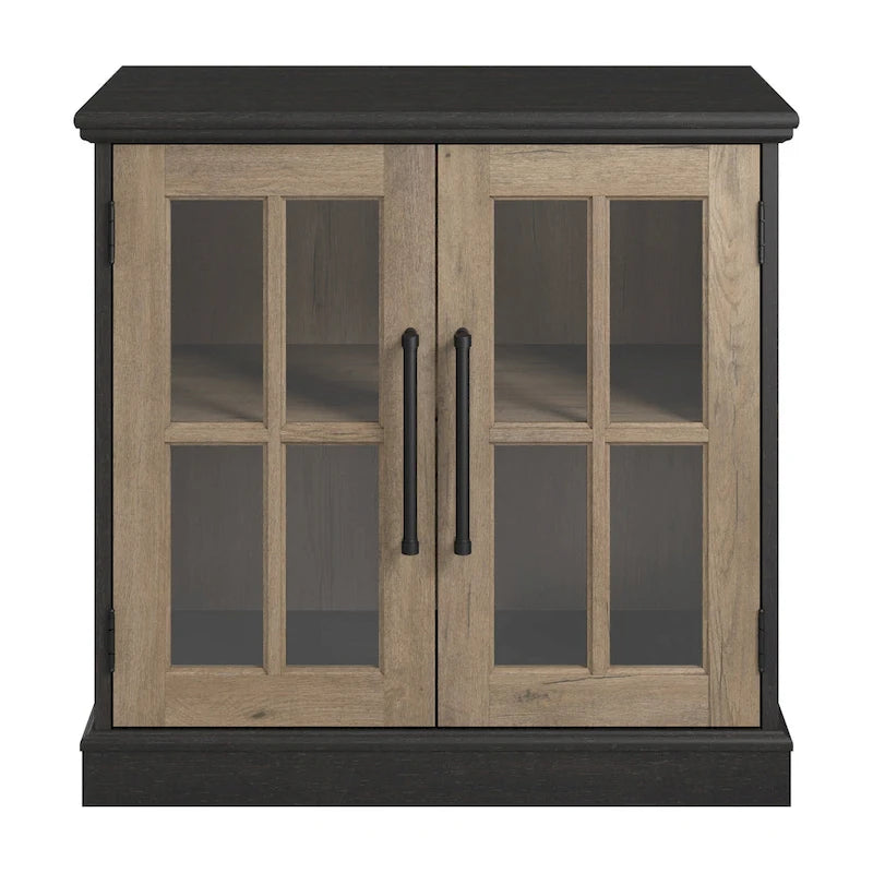 Meuble de rangement avec portes vitrées