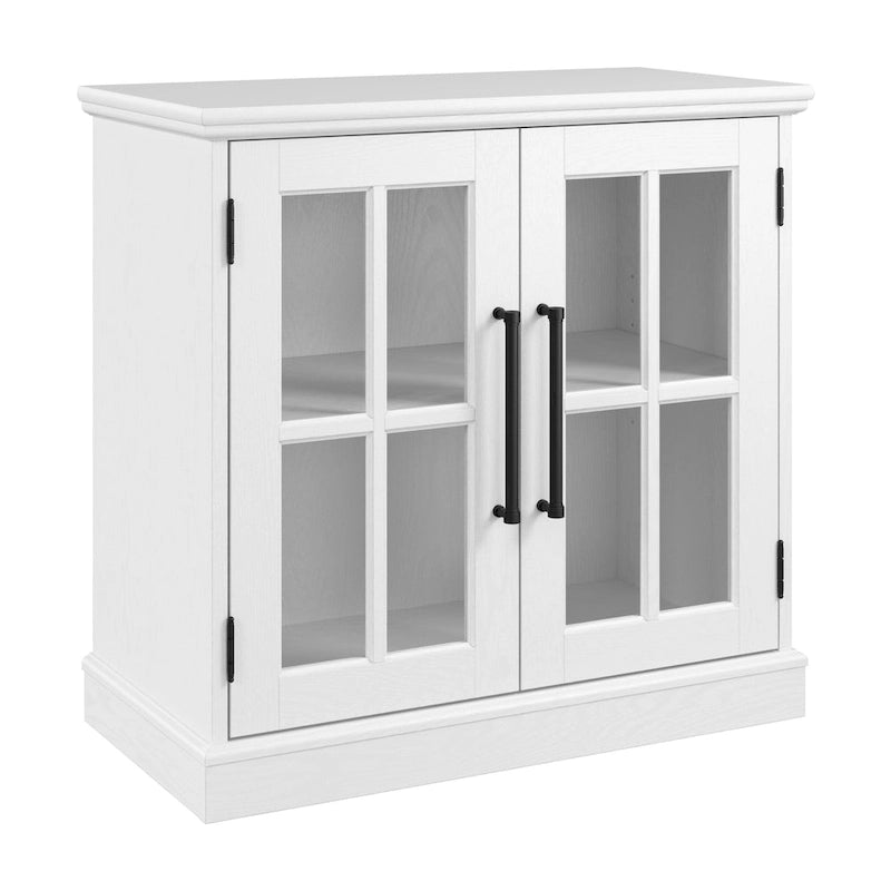 Meuble de rangement avec portes vitrées