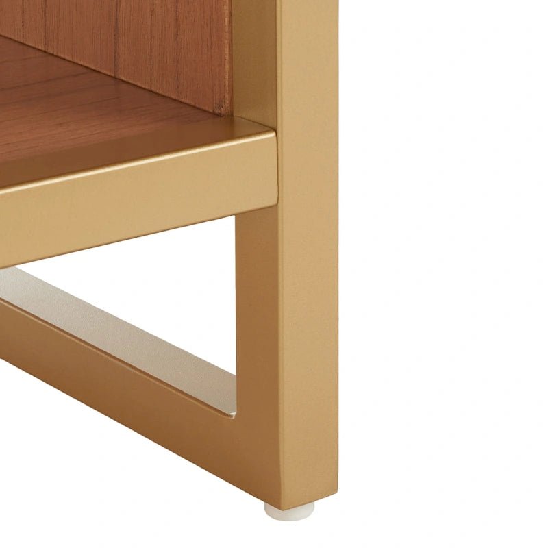 Banc de rangement ouvert avec coussin - 42 L x 15 P x 18 H - 42Lx15Px18H