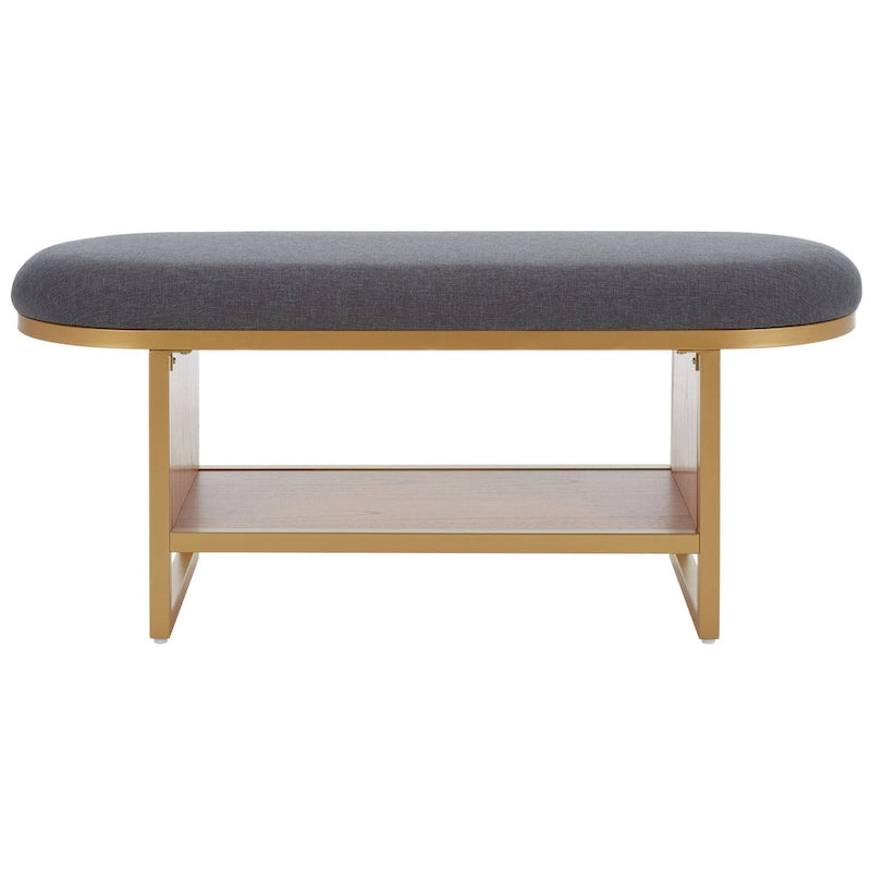 Banc de rangement ouvert avec coussin - 42 L x 15 P x 18 H - 42Lx15Px18H