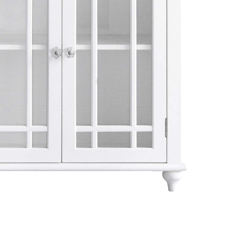 Meuble d'appoint à deux portes sur pied