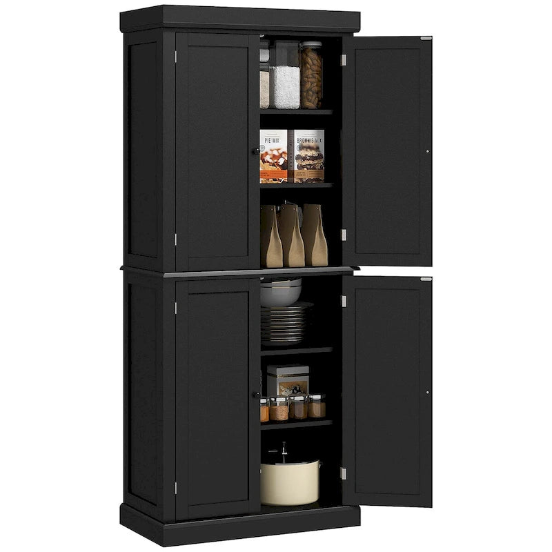 Armoire de rangement autoportante de 184 cm pour cuisine/garde-manger