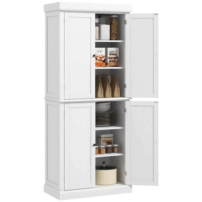 Armoire de rangement autoportante de 184 cm pour cuisine/garde-manger