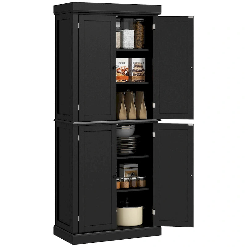 Armoire de rangement autoportante de 184 cm pour cuisine/garde-manger