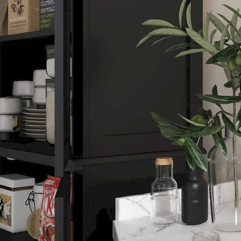 Armoire de rangement autoportante de 184 cm pour cuisine/garde-manger