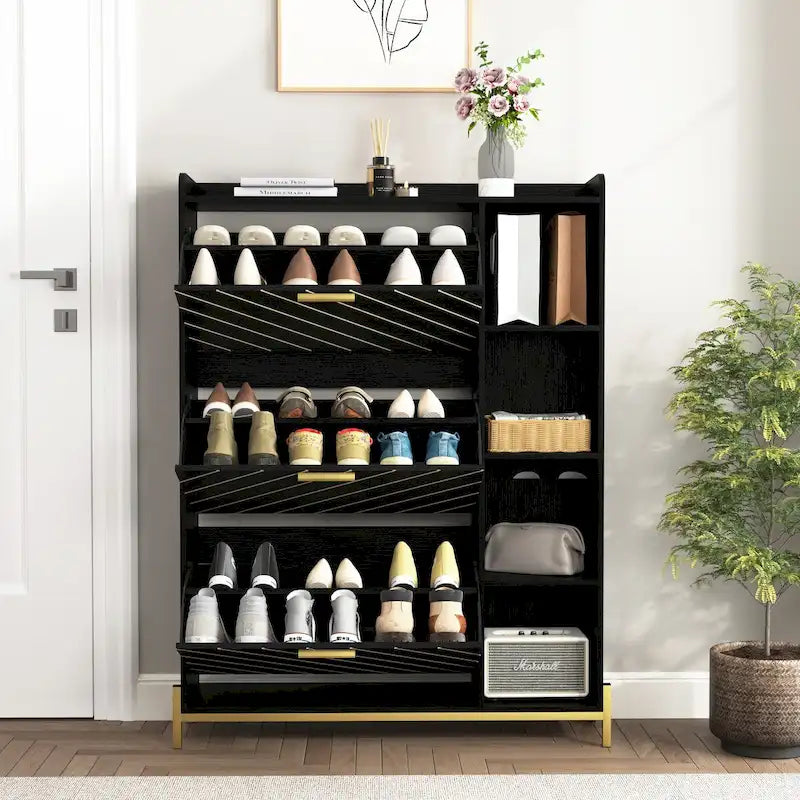 Meuble à chaussures avec 3 tiroirs basculants