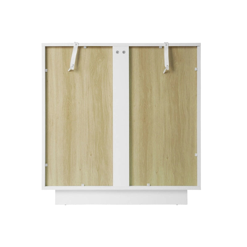 2 Meubles de rangement avec porte vitrée pour le salon