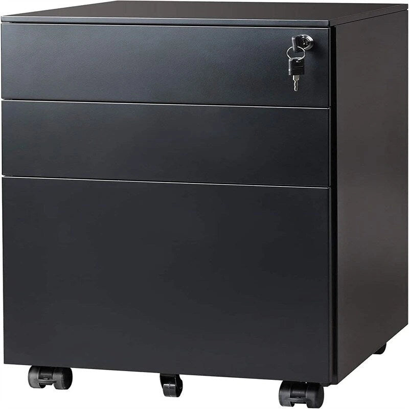 Dessous de bureau à roulettes 3 tiroirs