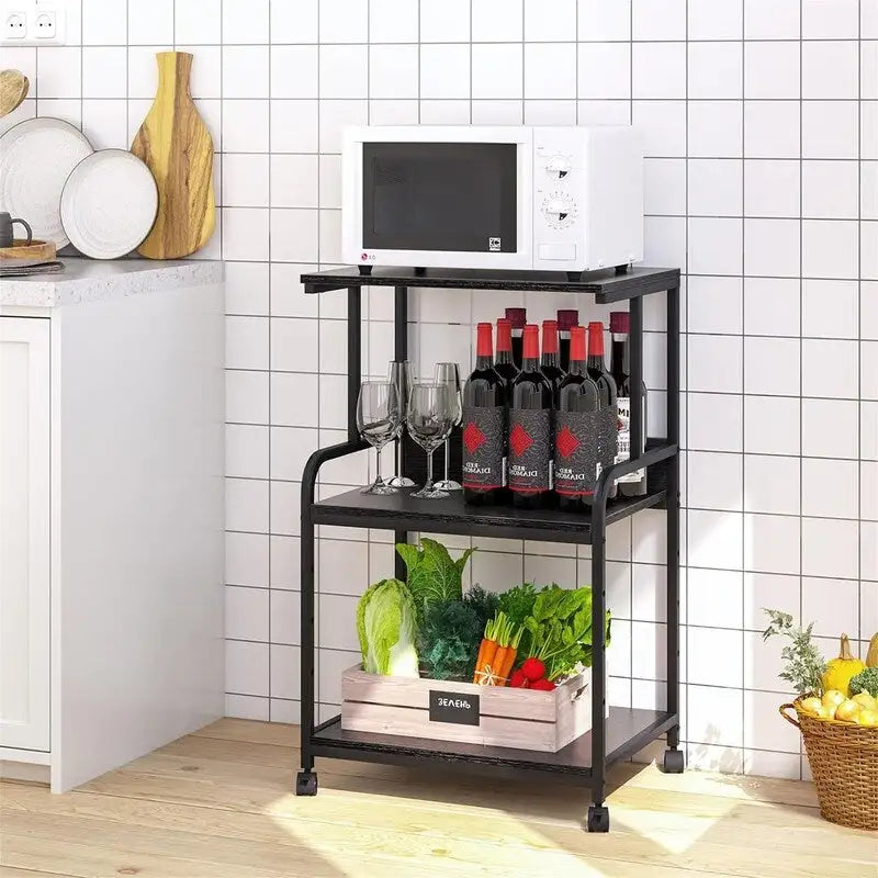 Meuble d'imprimante avec étagère de rangement