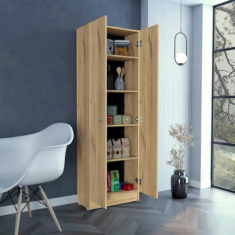 Meuble de rangement pour linge autoportant de 23,6 po L x 71,1 po H