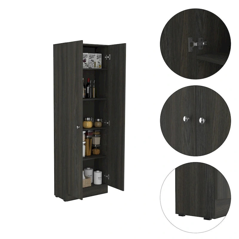 Meuble de rangement pour linge autoportant de 23,6 po L x 71,1 po H