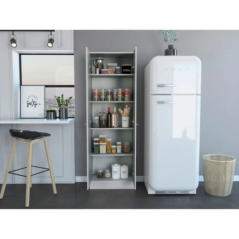 Meuble de rangement pour linge autoportant de 23,6 po L x 71,1 po H