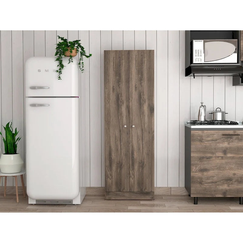 Meuble de rangement pour linge autoportant de 23,6 po L x 71,1 po H
