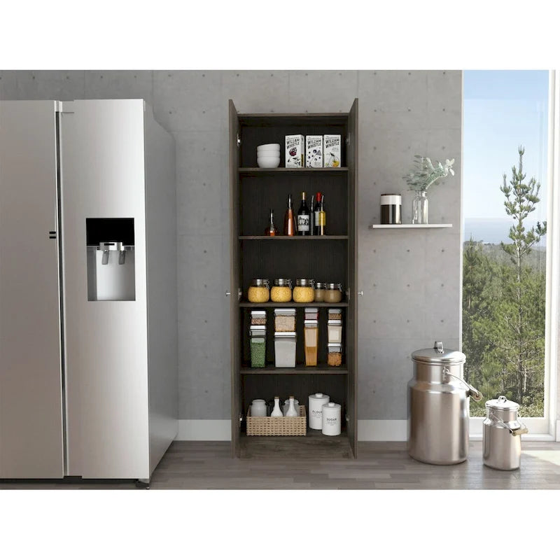 Meuble de rangement pour linge autoportant de 23,6 po L x 71,1 po H