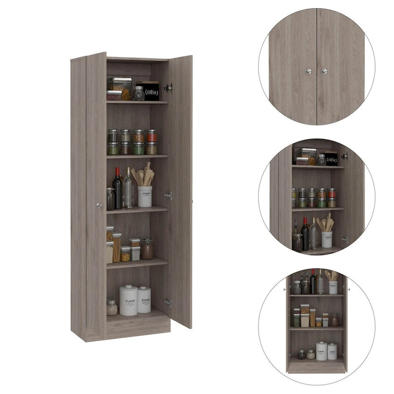 Meuble de rangement pour linge autoportant de 23,6 po L x 71,1 po H