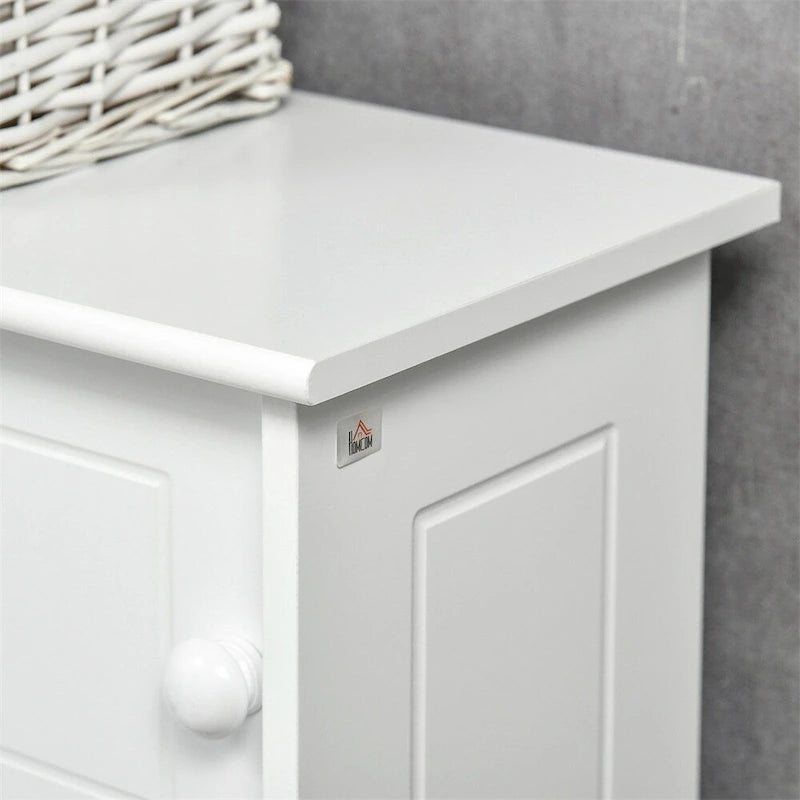 Meuble de rangement de salle de bain sur pied au-dessus des toilettes