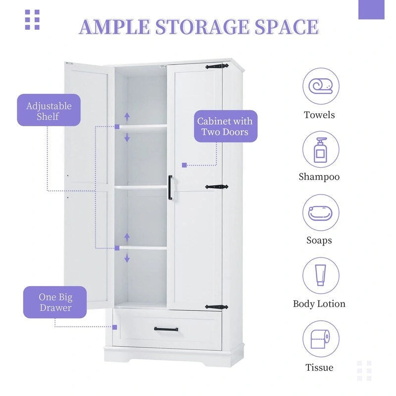 Meuble de rangement haut pour salle de bain