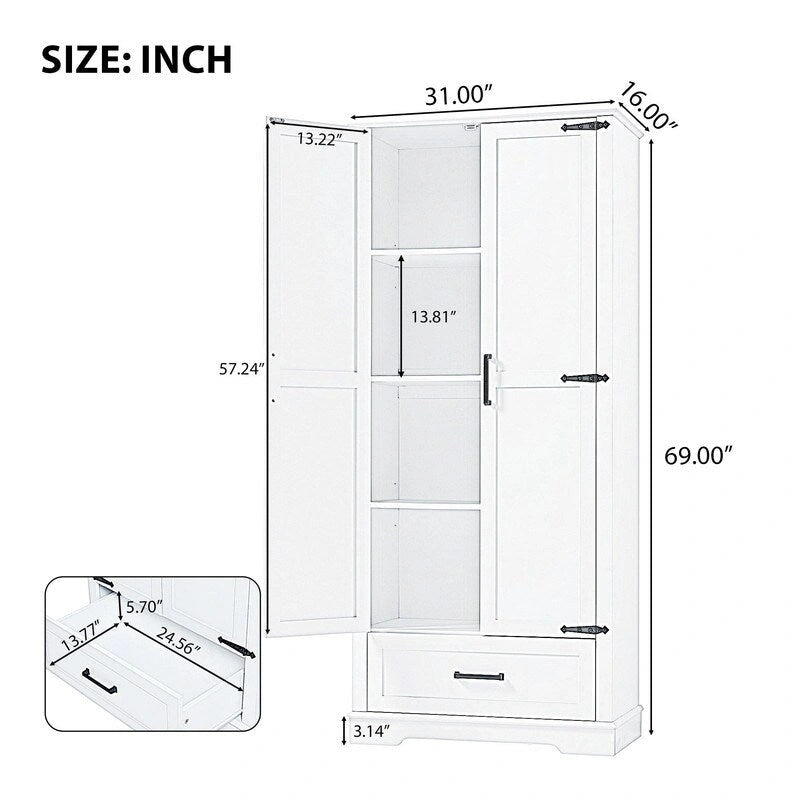 Meuble de rangement haut pour salle de bain