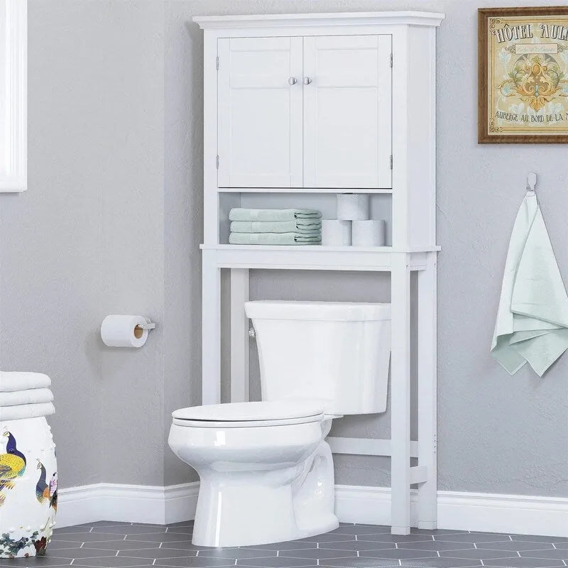 Meuble de rangement pour toilettes – 7,87P x 27,36L x 65H