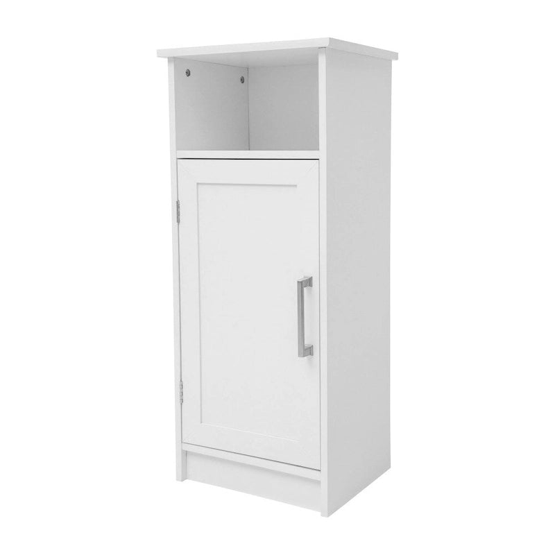 Meuble de salle de bain moderne avec porte à fermeture magnétique et 3 étagères