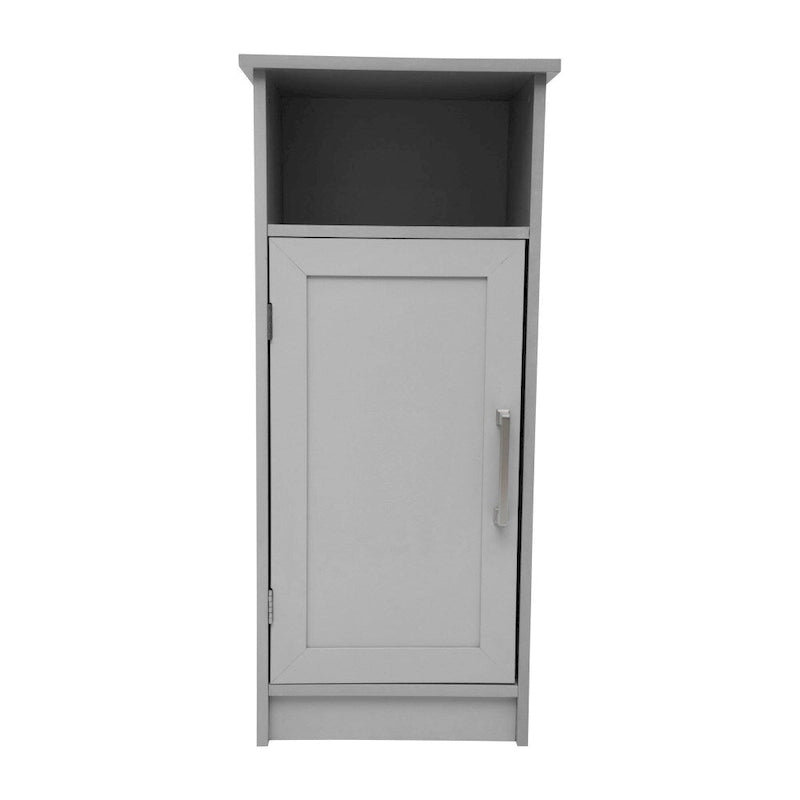 Meuble de salle de bain moderne avec porte à fermeture magnétique et 3 étagères